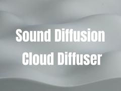 Hyperbolic Structure 3D Cloud Acoustic Sound Diffuser Panel cho rạp chiếu phim tại nhà