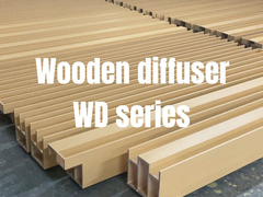 Thẻ hình vuông gỗ QRD Acoustic Diffuser tăng cường phân tán âm thanh cho studio