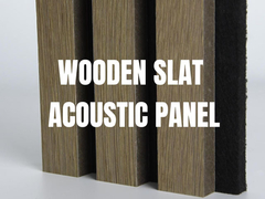 High-Performance Wood Slat Acoustic Panel được tinh chế và nâng cấp âm thanh thẩm mỹ