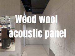 Sơn màu gỗ len bảng âm thanh tùy chỉnh hình dạng trang trí