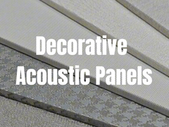 Dễ dàng cài đặt bảng điều khiển vật liệu tái chế bảng điều khiển âm thanh trang trí