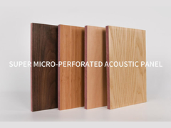 Gỗ trang trí Super Micro Perforated bảng âm thanh Veneer HPL Melamine Finish