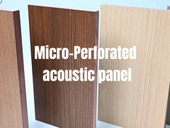 Eco Friendly Micro Perforated Acoustic Panels 15mm 18mm cho trần nhà và tường