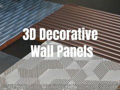 1200x2400mm Bảng tường 3D đúc cho phòng khách và trang trí văn phòng