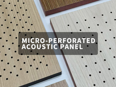 Micro-perforated Acoustic Panel Ống thắt âm thanh tiên tiến với kết thúc tùy chỉnh
