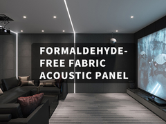 E1 Grade Eco Friendly Fabric Acoustic Panels Soundproof 25mm 50mm Độ dày