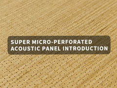 15mm 18mm Super Micro Perforated Acoustic Panels Nội thất cách âm trang trí