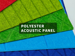 12mm 24mm 3D Polyester Fiber Acoustic Panel, Hình dạng chống nấm mốc Polyester Acoustic Board