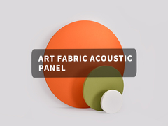 Các tấm âm thanh bằng vải màu sắc khác nhau với mật độ cao cho tường