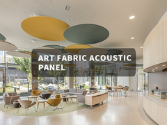 E1 Grade Eco Friendly Fabric Acoustic Panels Soundproof 25mm 50mm Độ dày