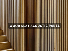 2400mm Acoustic Slat Wall Panel, Walnut Acoustic Panels Cho Văn phòng Studio