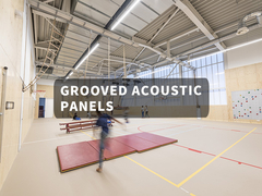 Các tấm tường âm thanh có rãnh cao cấp với khả năng chống cháy cho nội thất hiện đại