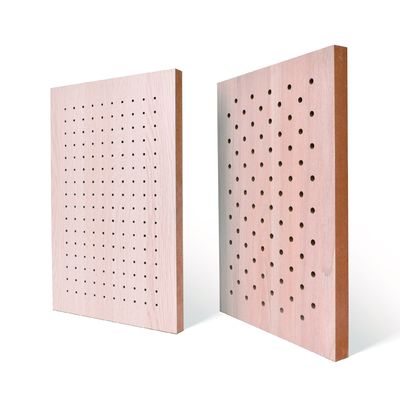 Cấu trúc lỗ tròn tấm gỗ đục âm thanh 2400mm 0.9NRC CE FSC