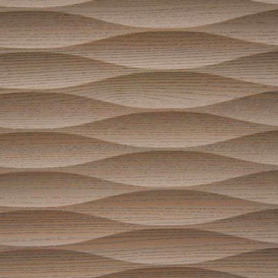 Bảng tường trang trí 3D nổi bật Bảng MDF veneered cho nền TV