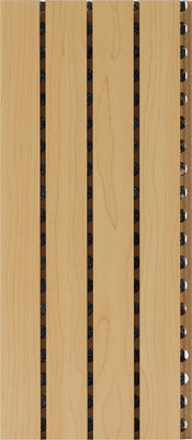 Phân tích âm thanh bằng sợi gỗ MDF có rãnh thiết kế cổ điển hấp thụ âm thanh 2440mm