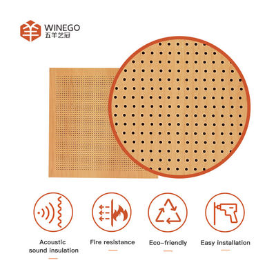 Nội thất trang trí âm thanh hấp thụ tấm tường Micro Perforation CE FSC chứng nhận