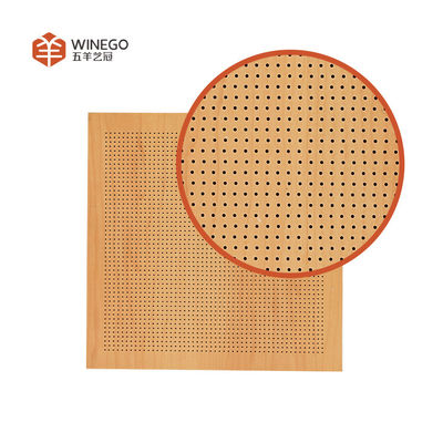 0.7 NRC Micro Perforated Acoustic Wood Wall Panels Nghe âm và trang trí