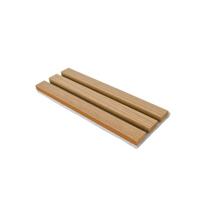 gỗ tự nhiên slates bảng tường âm thanh lửa retardant 0,85 NRC âm thanh hấp thụ