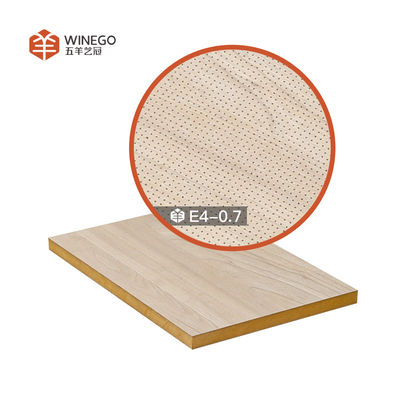 Bảng gỗ lỗ nhỏ tùy chỉnh, tấm trần gỗ lỗ chống cháy