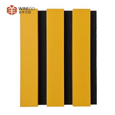 Các tấm âm thanh gỗ slates hiện đại cho kiểm soát âm thanh và phong cách cao cấp