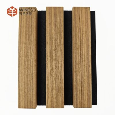 Luxury Wood Slat Acoustic Panel Giải pháp âm thanh thanh thanh lịch và hiệu quả